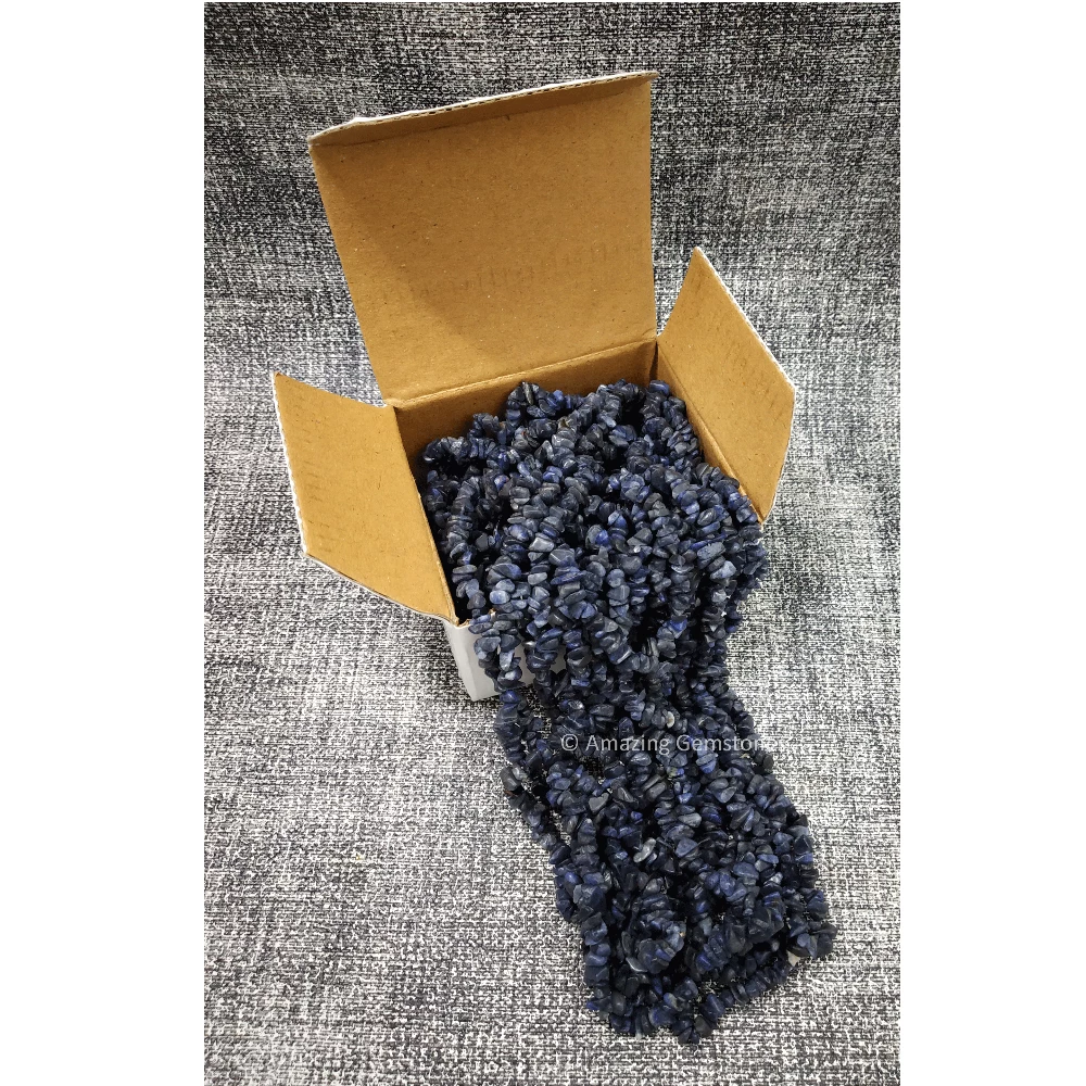 Sodalite Chips - Pre Drilled