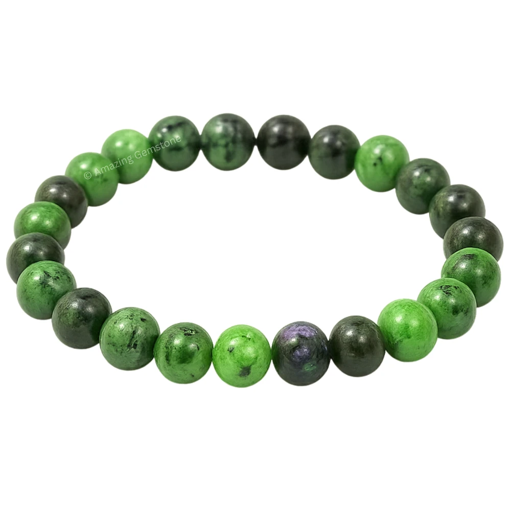Ruby Zoisite Bracelet (Stretchable)