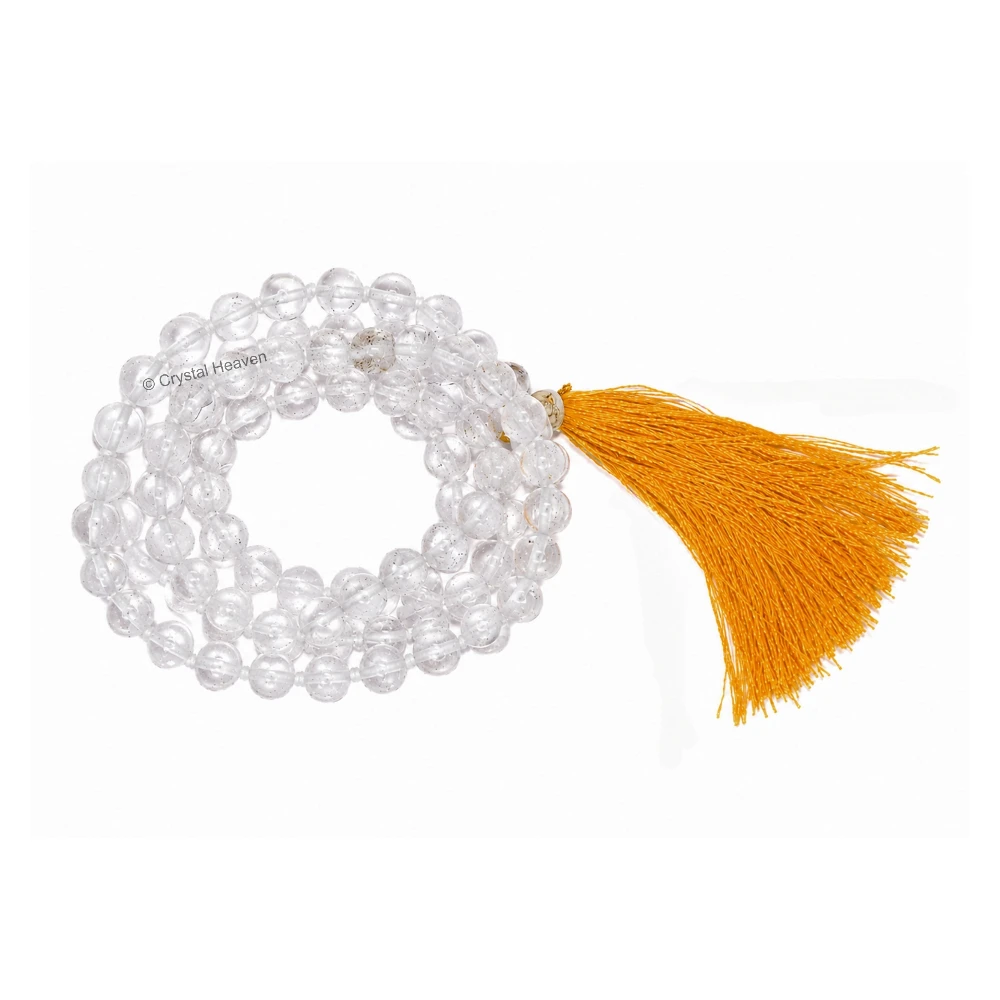 Sphatik Mala - AB Grade 6mm Beads (Hand Knotted)