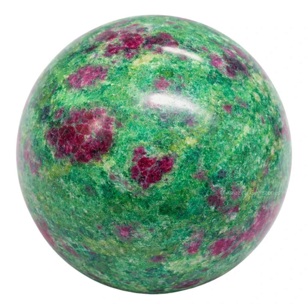 Ruby Fuchsite Sphere (1.5 Inch)