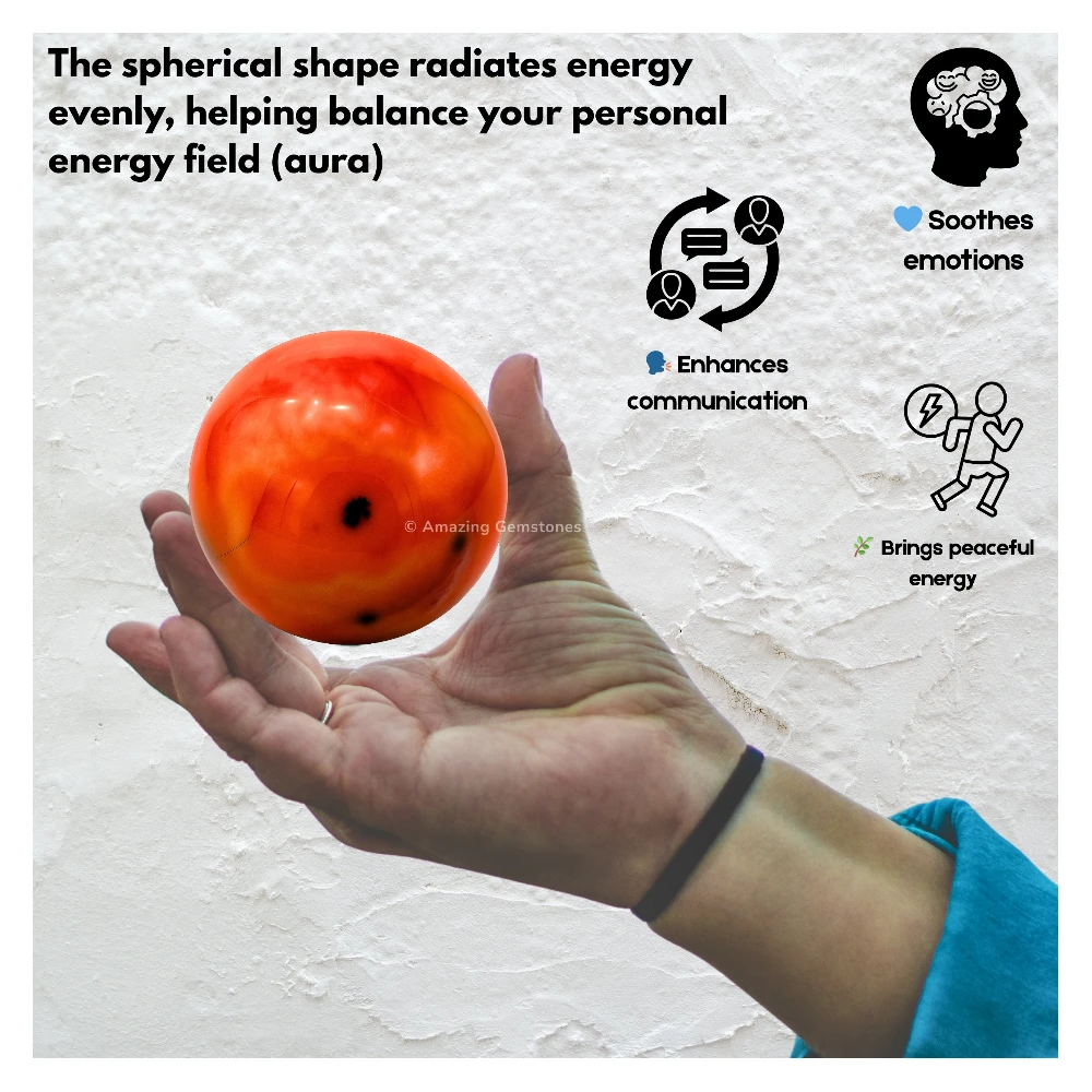 Carnelian Sphere (2 Inch)