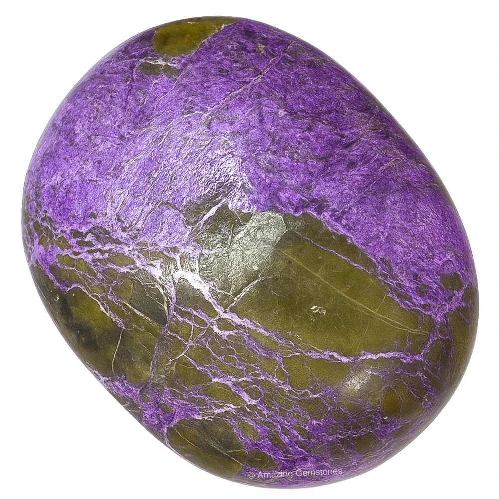 Stichtite Crystal Palm Stone