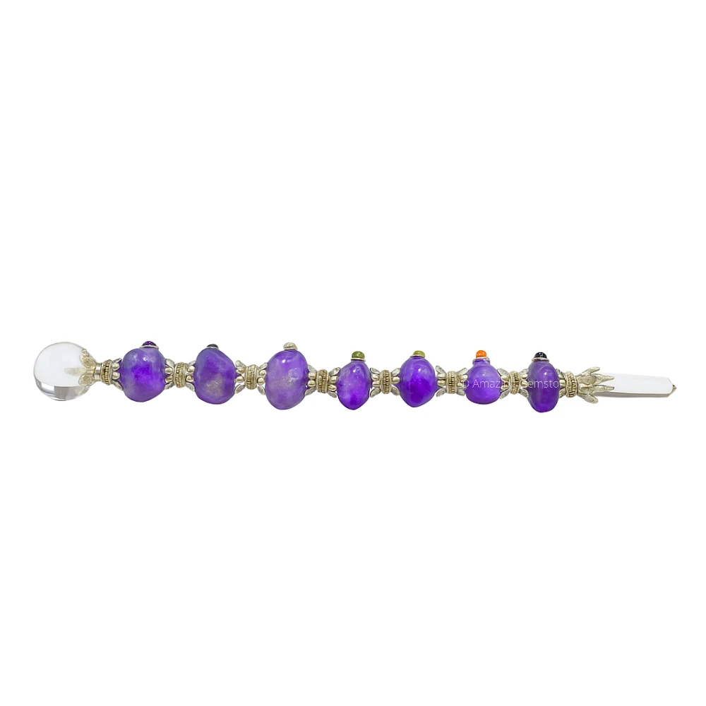 Amethyst Tumbled Healing Wand