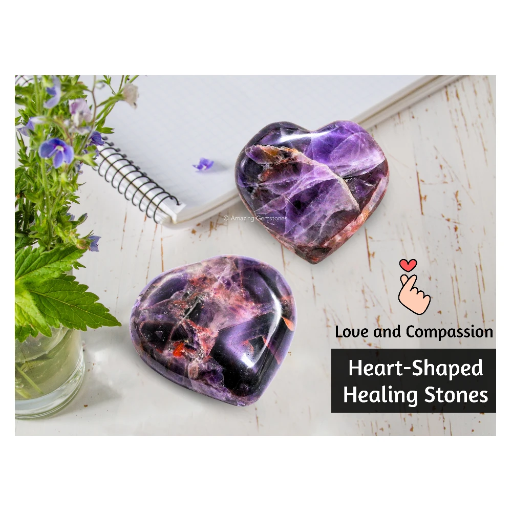 Dreamy Amethyst Heart