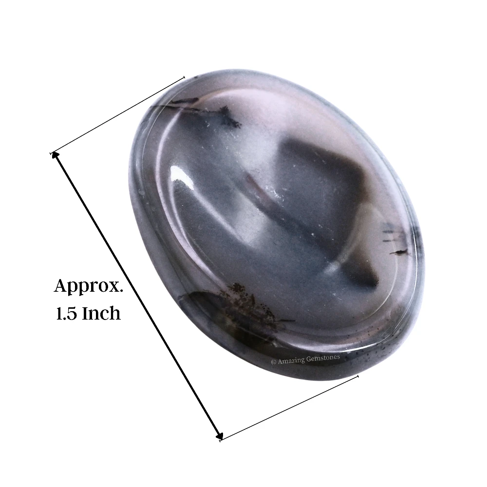 Dendrite Agate Worry Stone