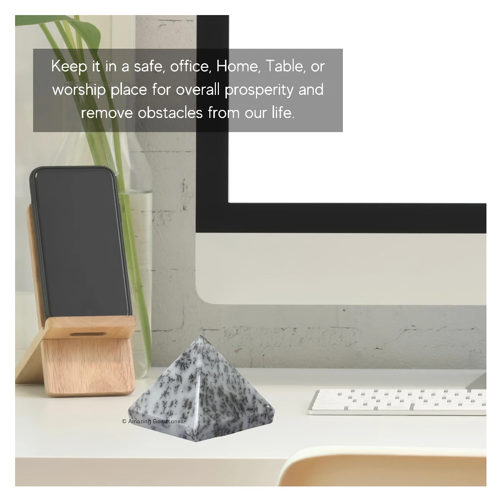Dendrite Opal Pyramid (2 Inch)