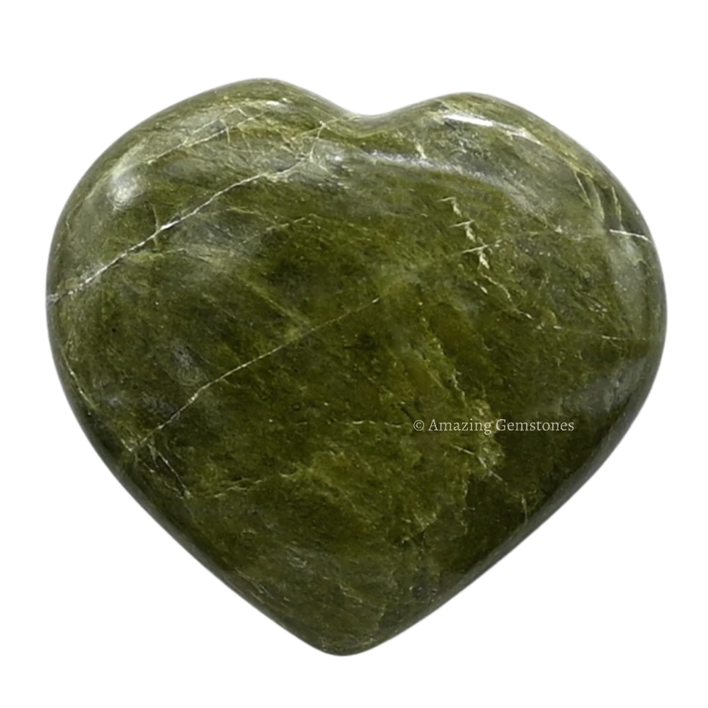 Vesuvianite Heart
