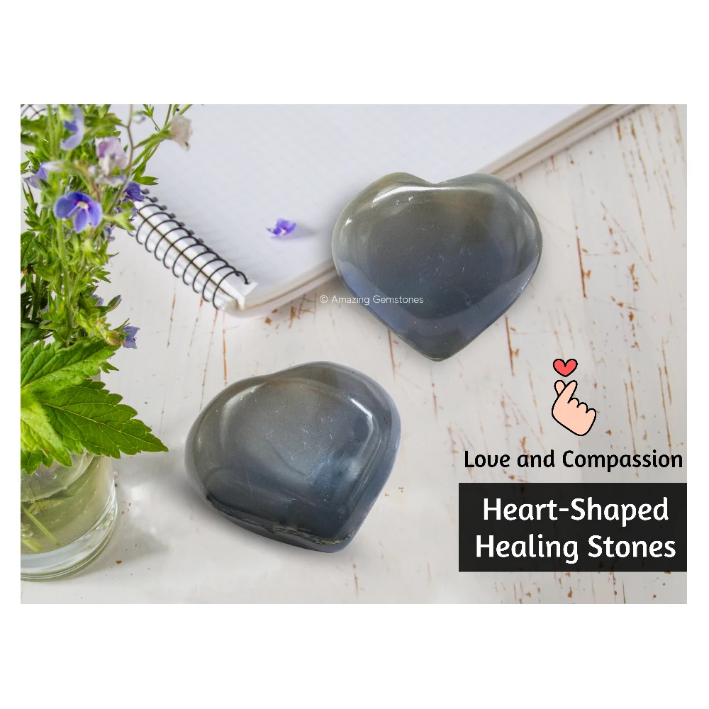 Dendrite Agate Heart