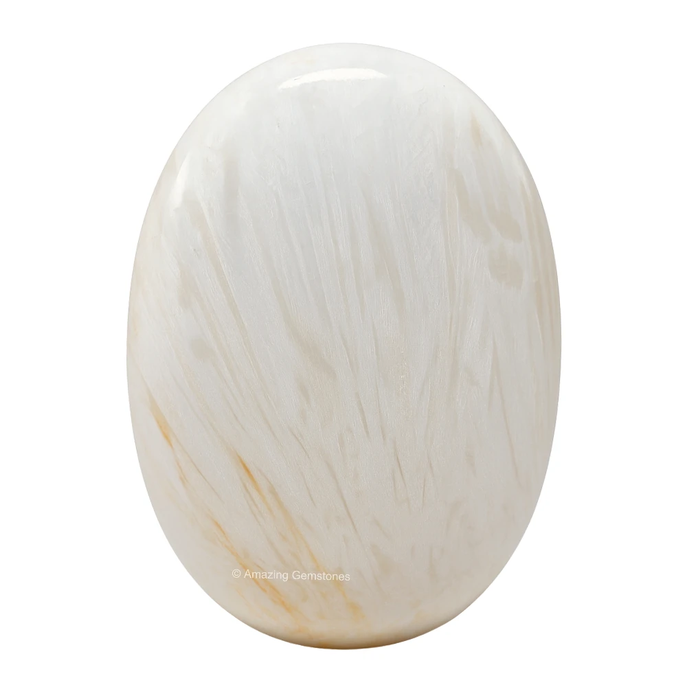 Scolecite Palm Stone (Large)