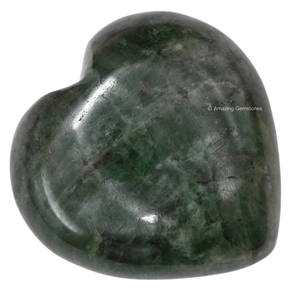 Chrome Diopside Heart