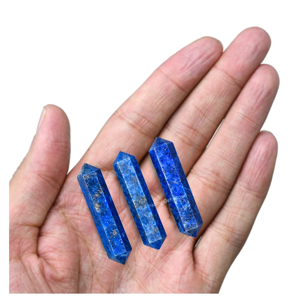Lapis Lazuli Pencil Points (Double Terminated) (Set of 3)