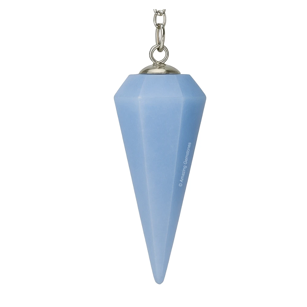Blue Calcite Pendulum