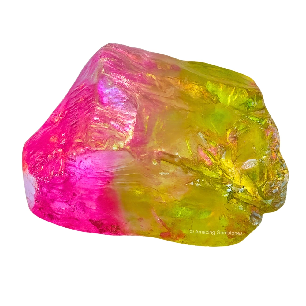 Rose-Apple Aura Quartz Raw Crystals (1 LB)