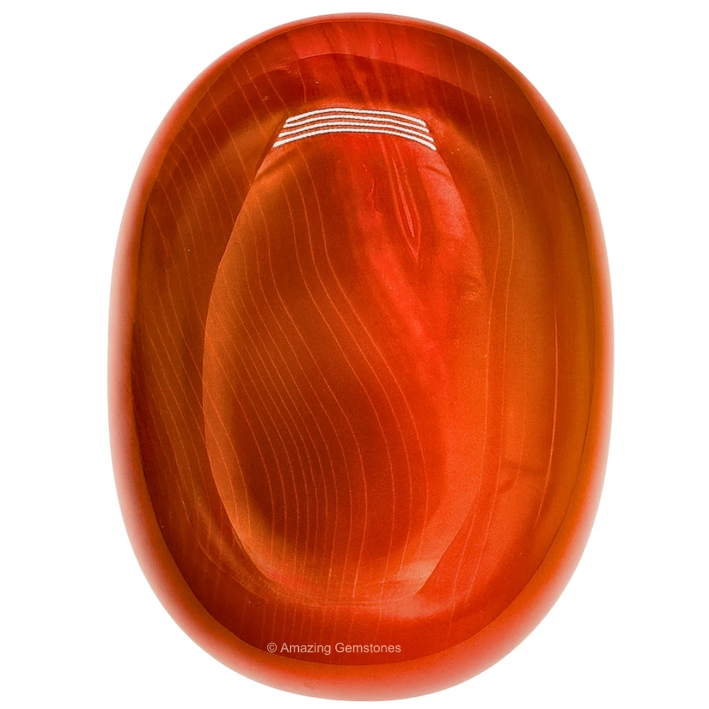 Red Onyx Palm Stone