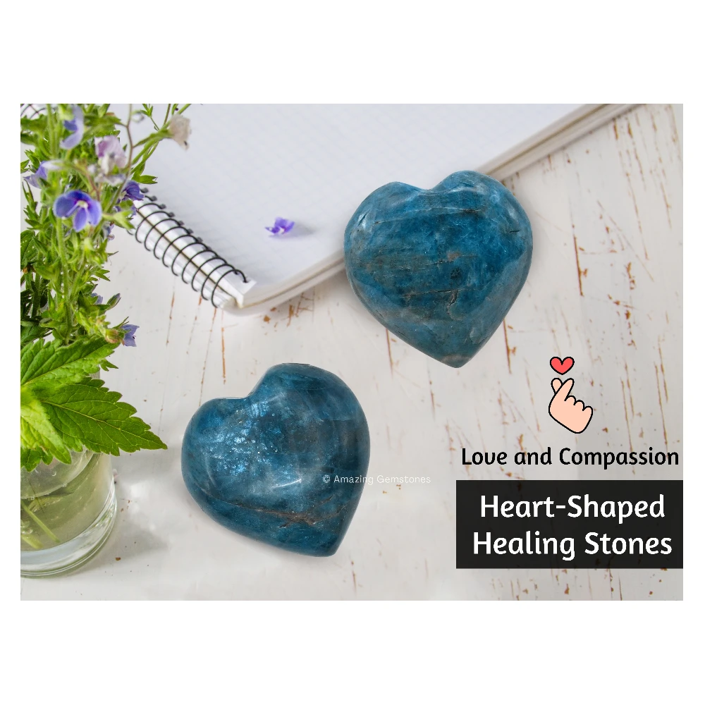 Green Apatite Heart