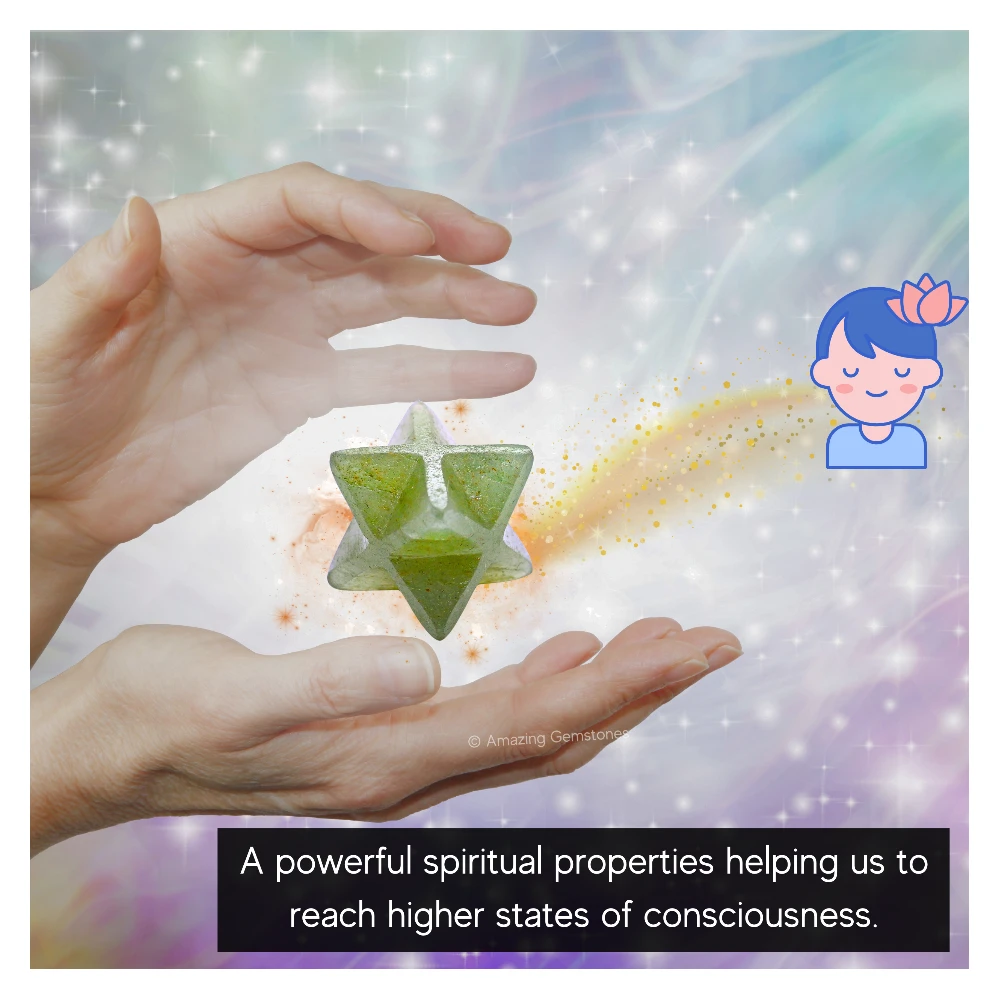 Light Green Aventurine Merkaba (15-20 mm)