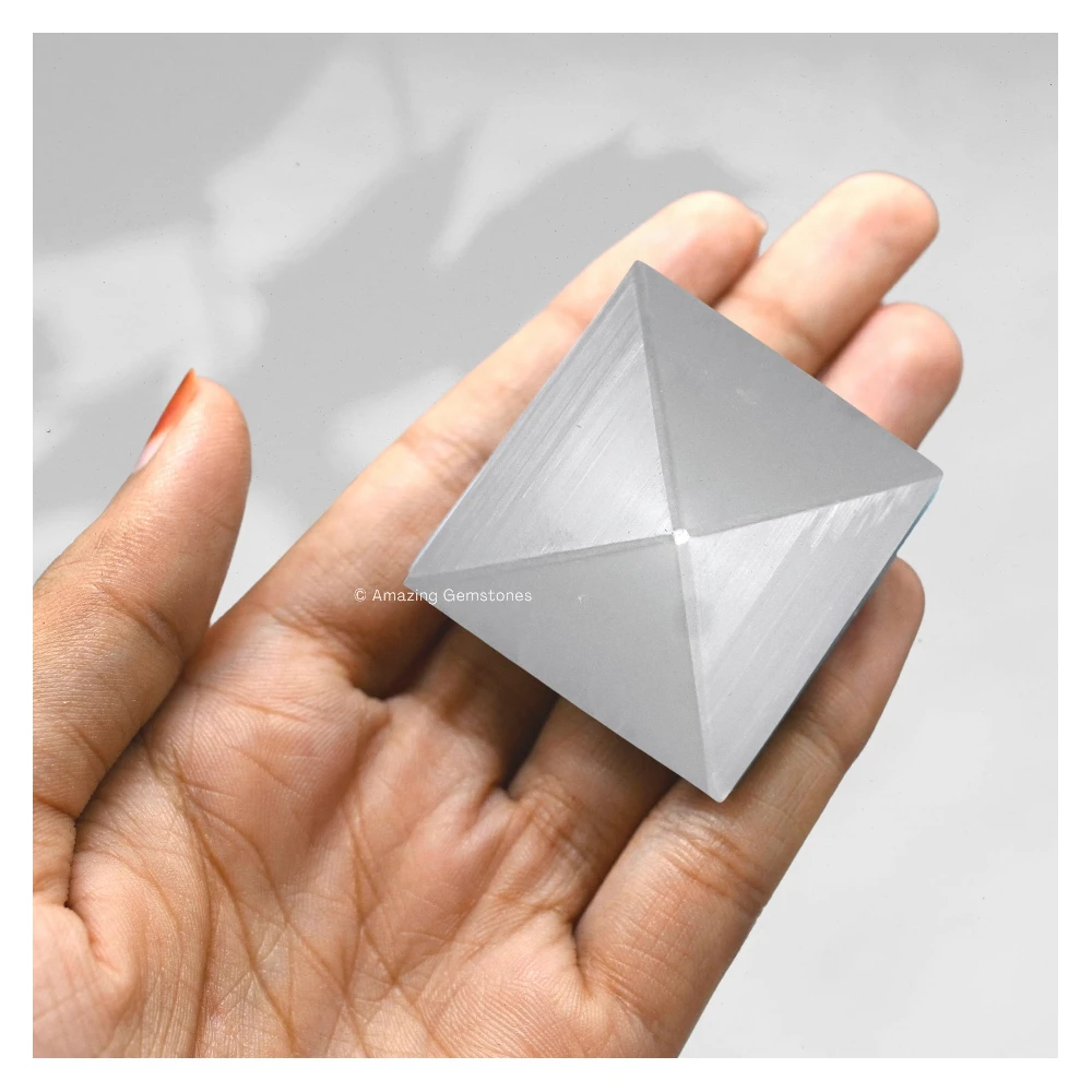 Selenite Pyramid (1.5 Inch)