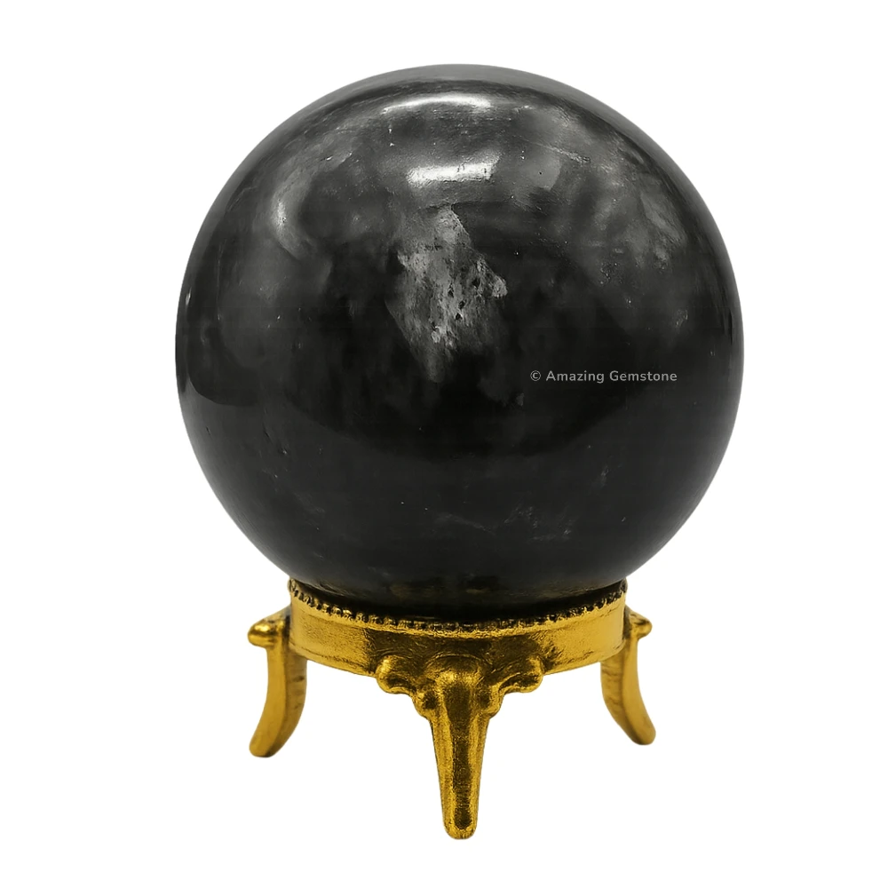 Larvikite Sphere (1.5 Inch)