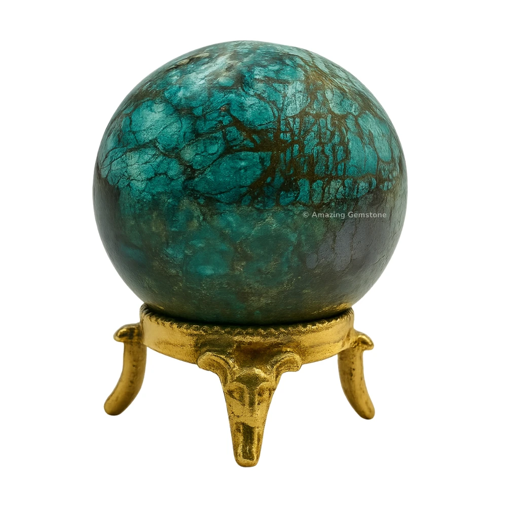 Chrysocolla Sphere (1.5 Inch)