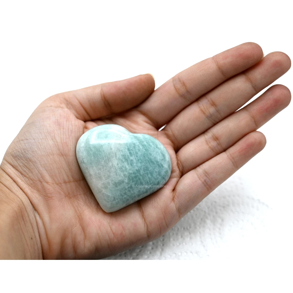 Amazonite Heart
