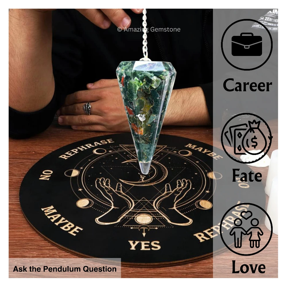 Bloodstone Orgone Pendulum