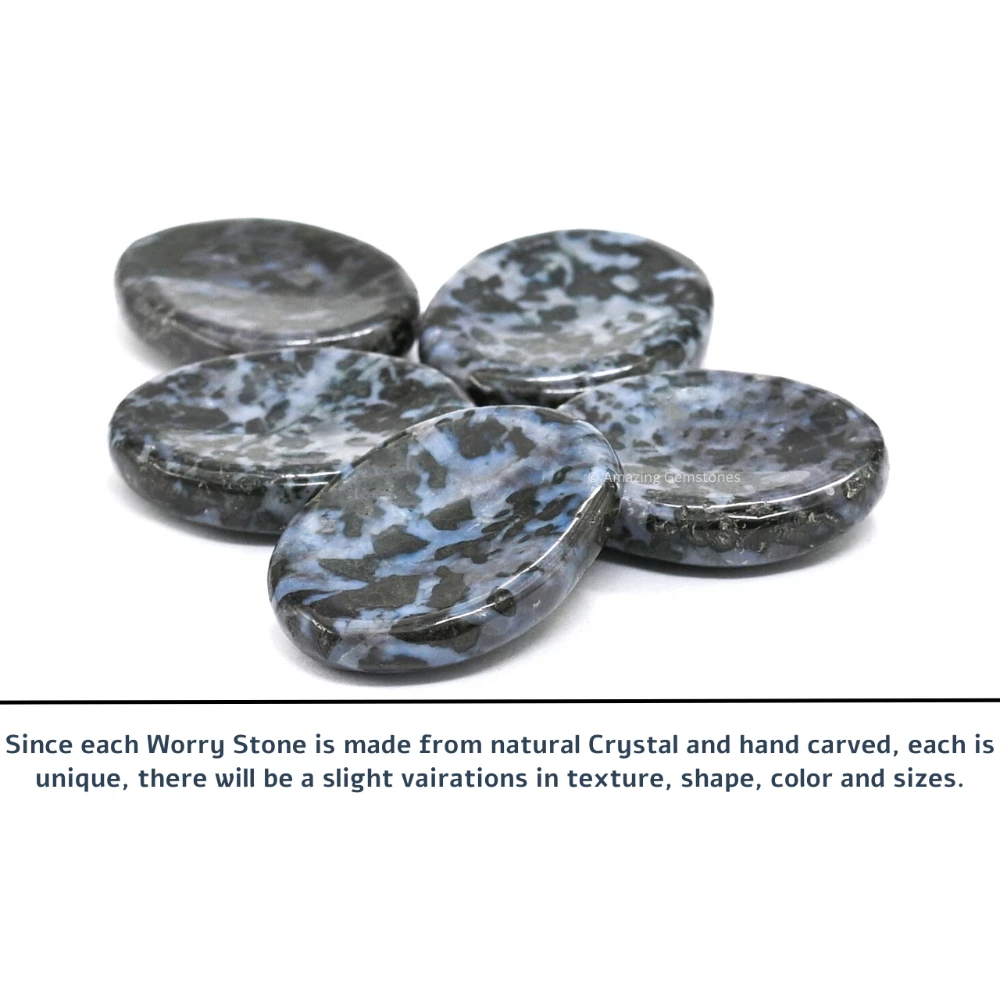 Indigo Gabbro Worry Stone