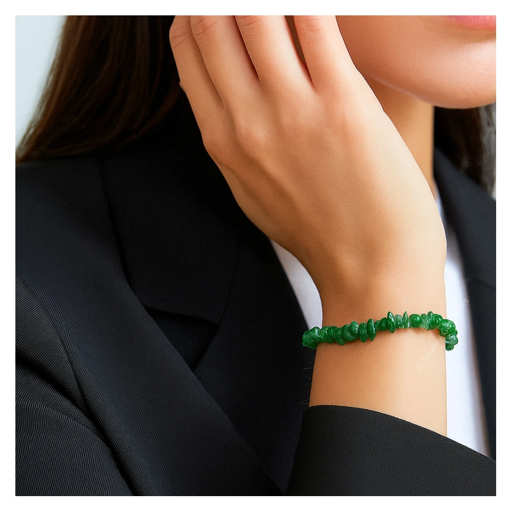 Green Aventurine Chips Bracelet