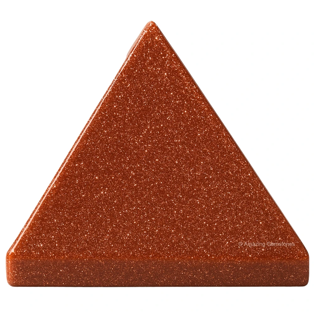 Red Goldstone Pyramid (2 Inch)