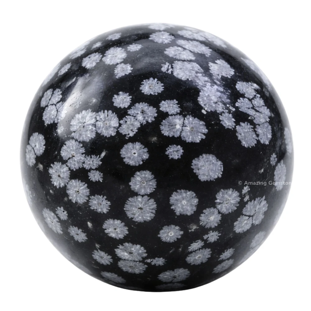 Snowflake Obsidian Sphere (1.5 Inch)