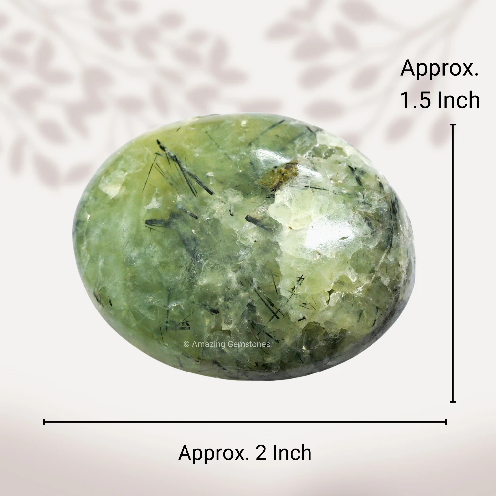 Prehnite Palm Stone