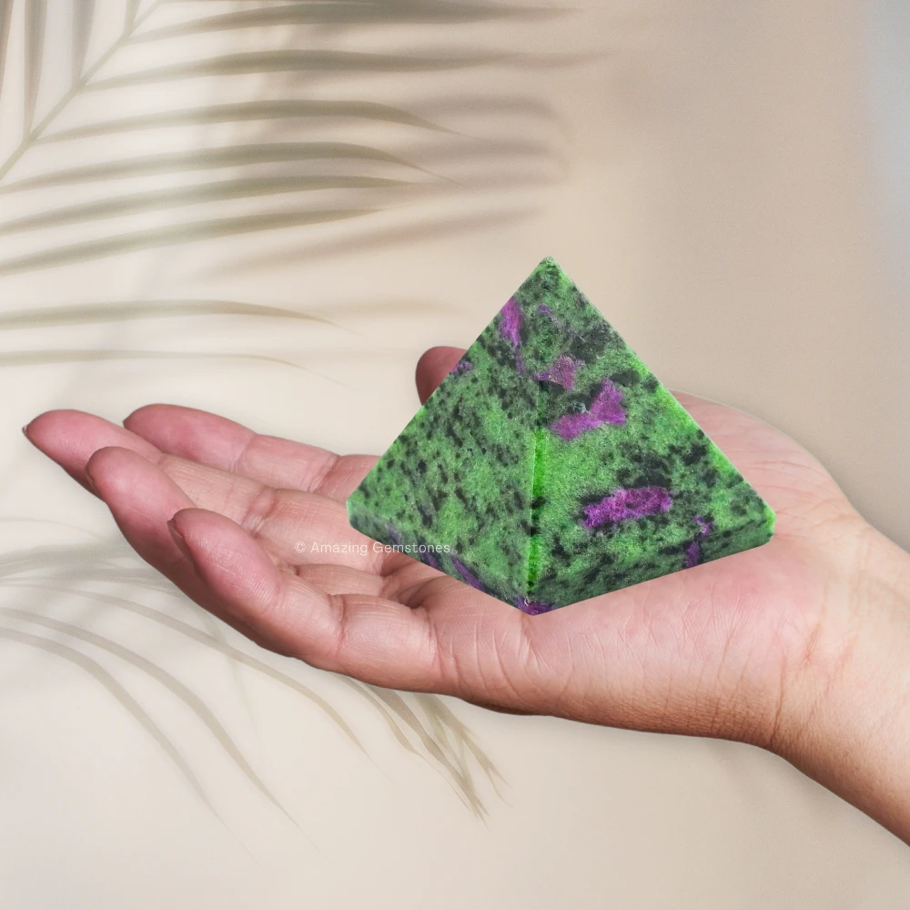 Ruby Zoisite Pyramid (2 Inch)