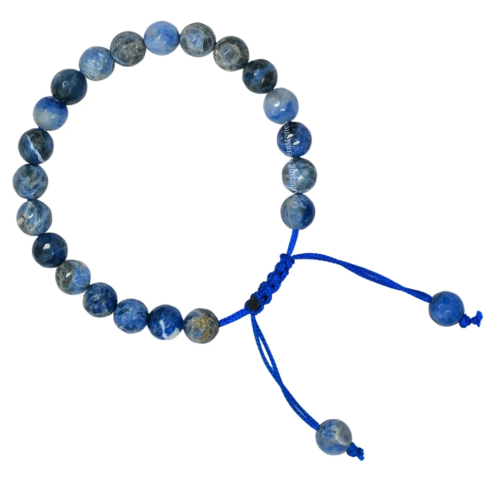Sodalite Bracelet (Faceted-Adjustable)
