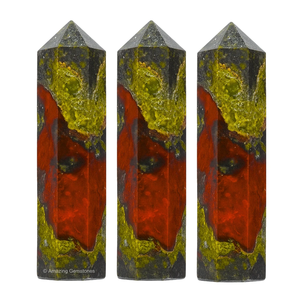 Dragon Bloodstone Pencil Points (Set of 10)