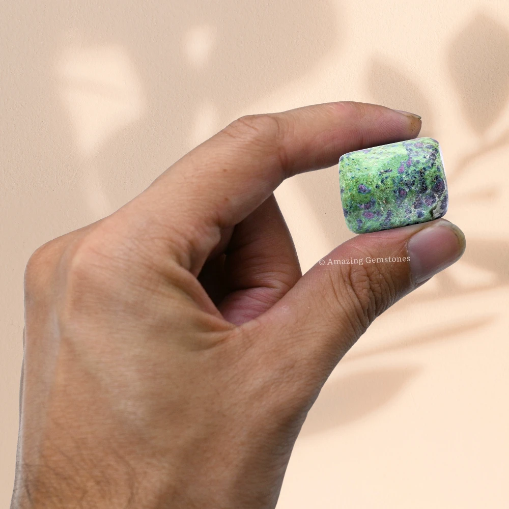 Tumbled Ruby Zoisite Crystals Stones (1000+ Carats)
