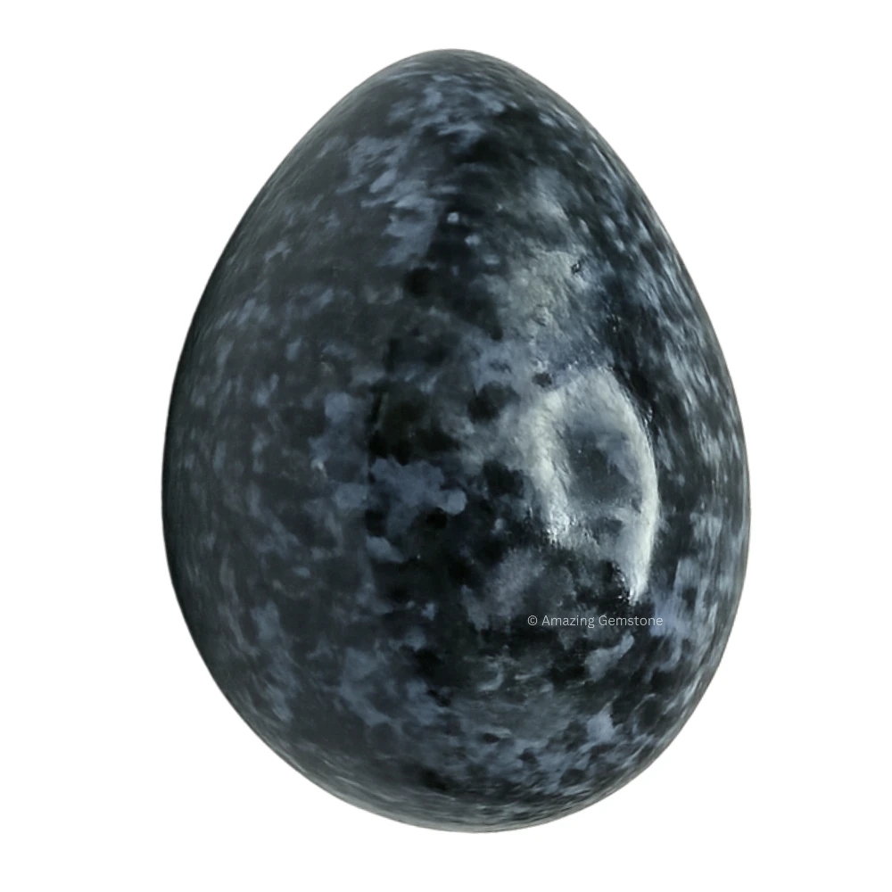 Indigo Gabbro Crystal Egg Stone