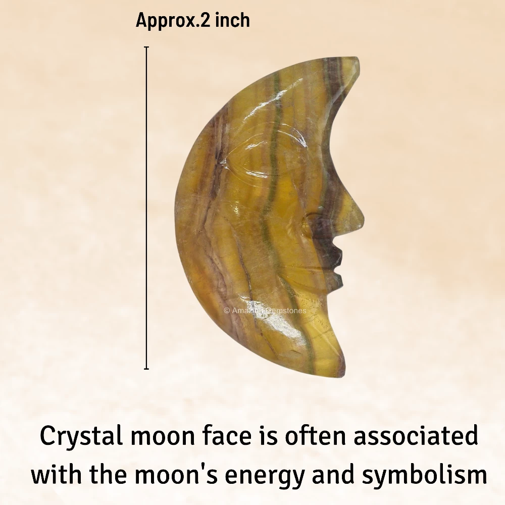 Multi Fluorite Crescent Moon