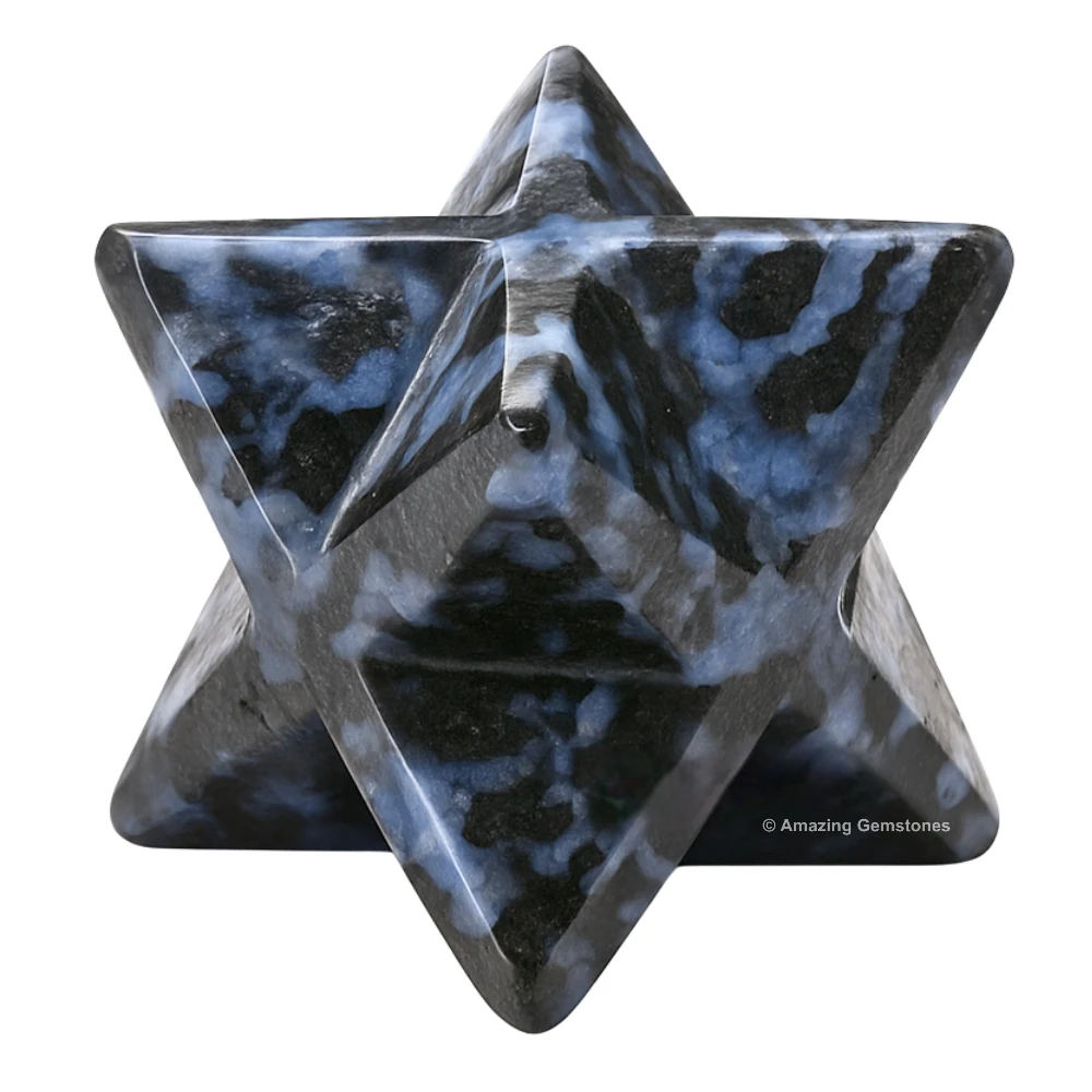 Indigo Gabbro Merkaba (15-20 mm)