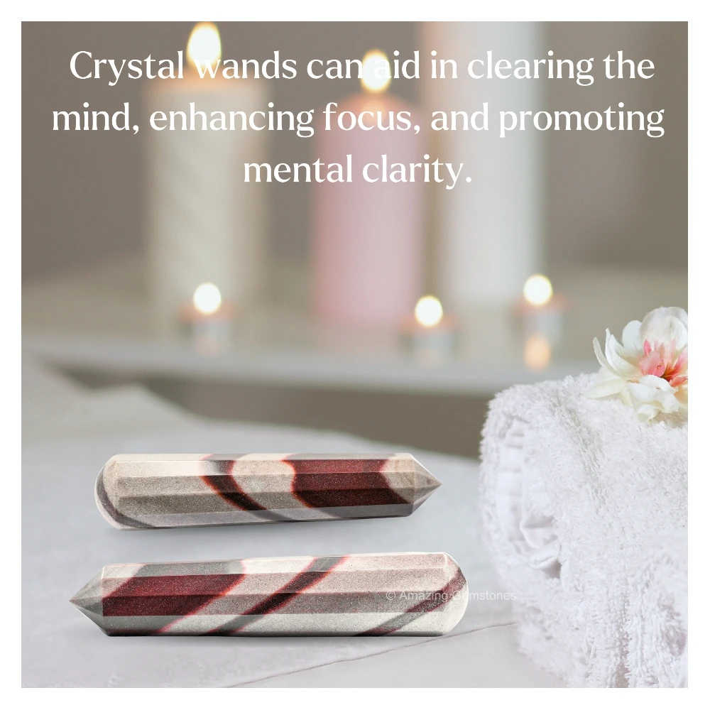 Narmada Shiva Lingam Wand (Faceted)