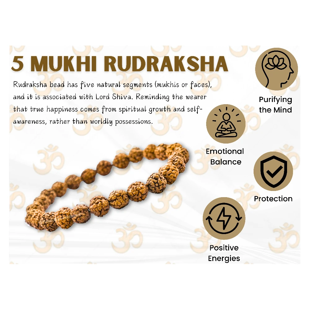 Rudraksha Bracelet (Strechable)