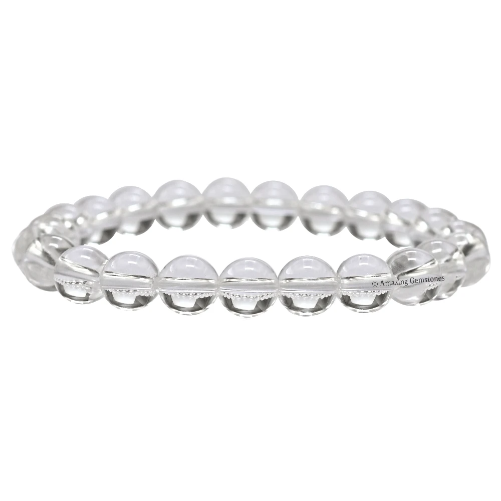 Clear Quartz Bracelet (Strechable)