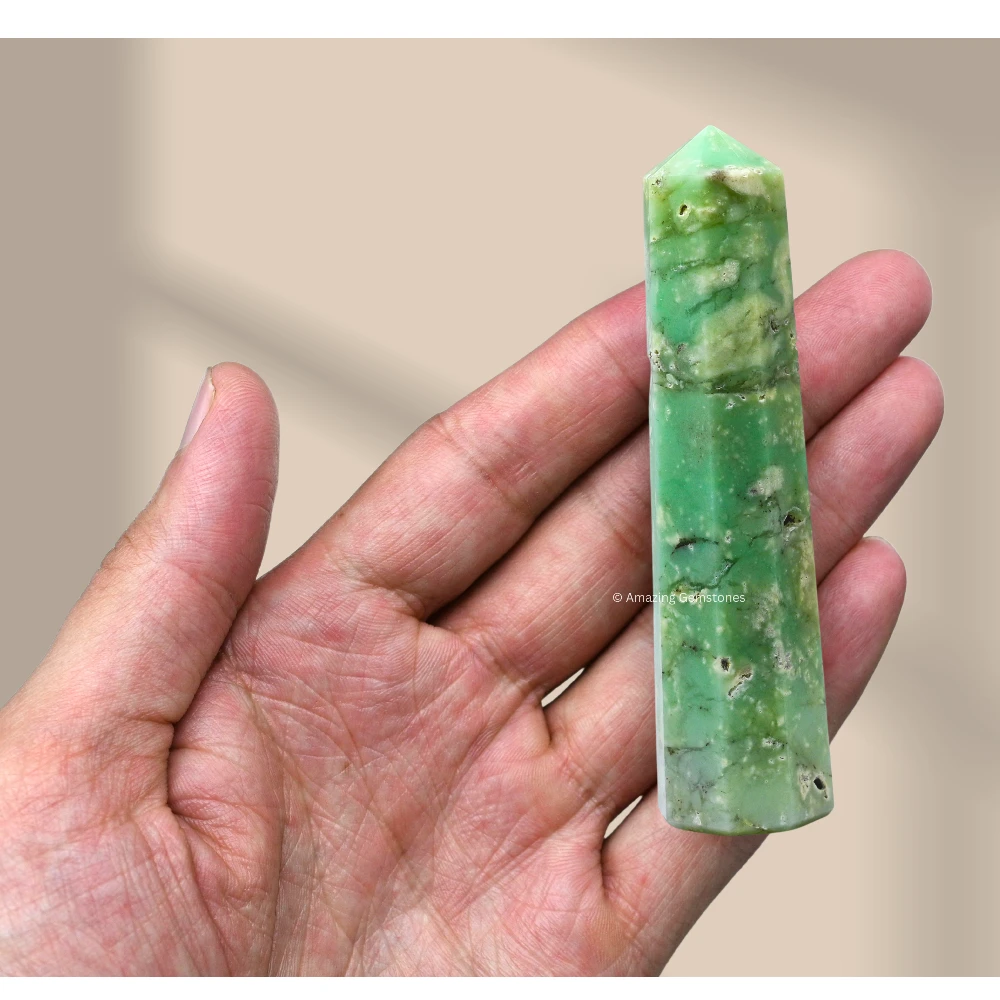 Chrysoprase Tower (3" to 4" inch)