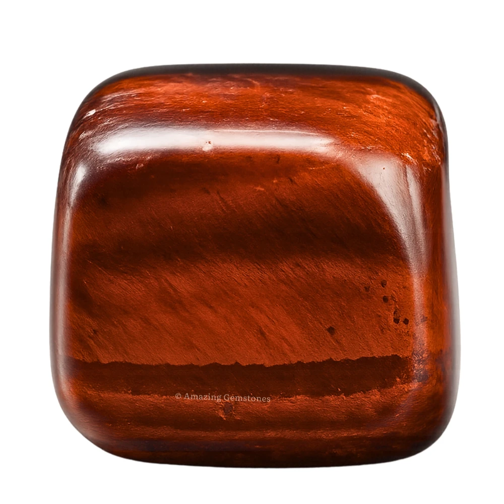 Tumbled Red Tiger Eye Stone Crystals (1 oz)