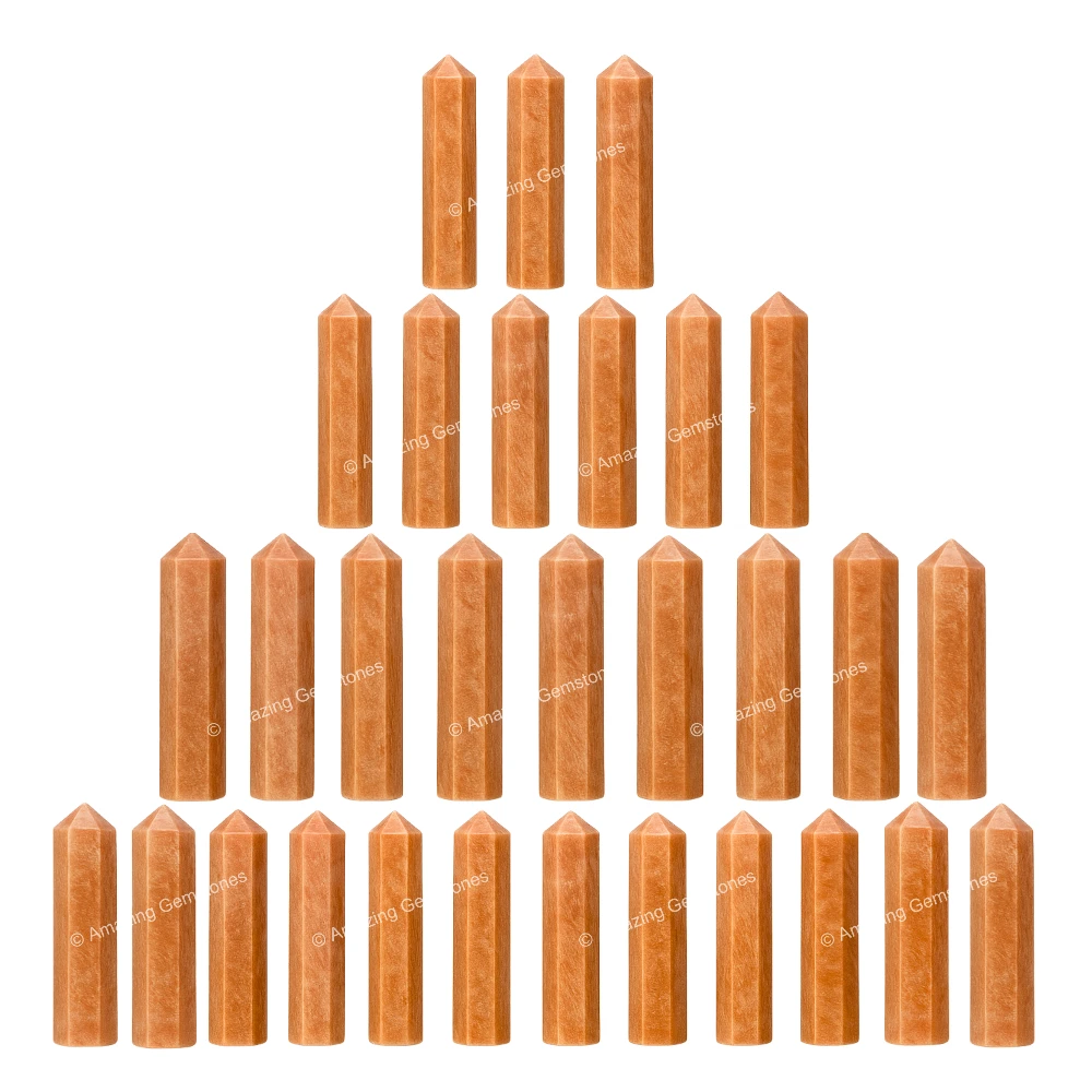 Peach Moonstone Pencil Points