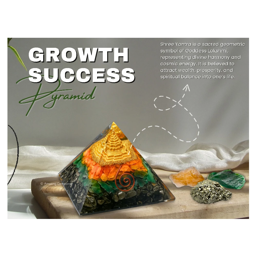 Money Magnet Pyramid with Shree Yantra