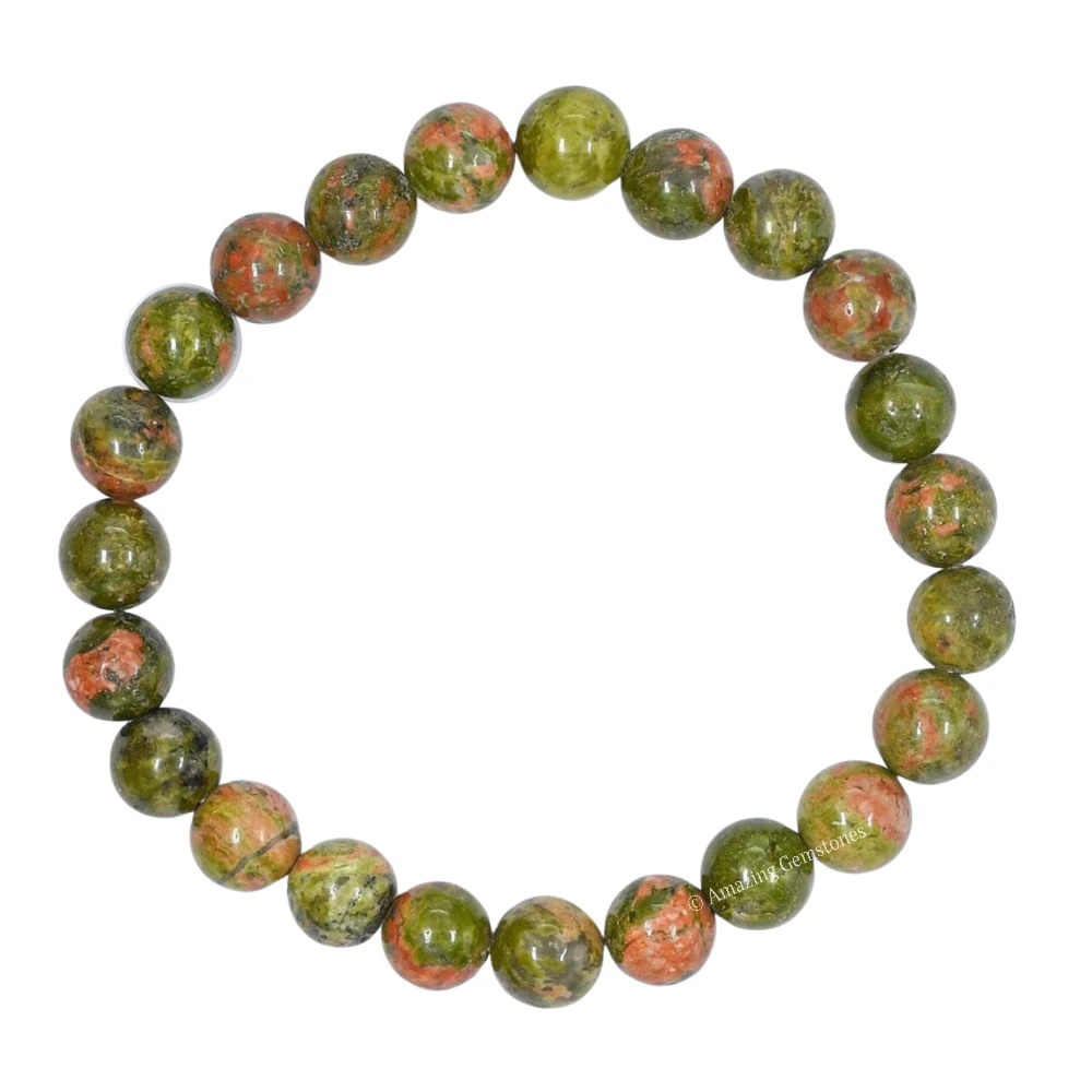 Unakite Bracelet (Strechable)