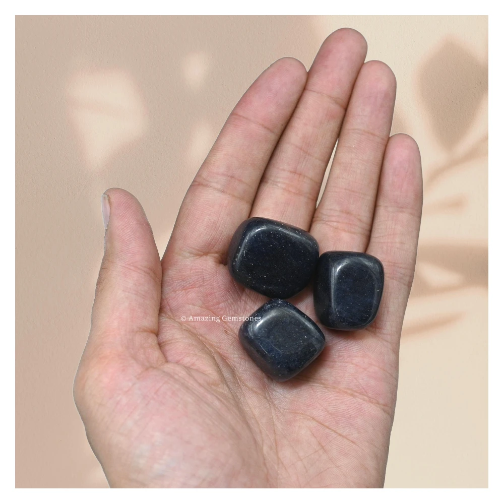 Tumbled Blue Aventurine Crystals Stones (1 oz)