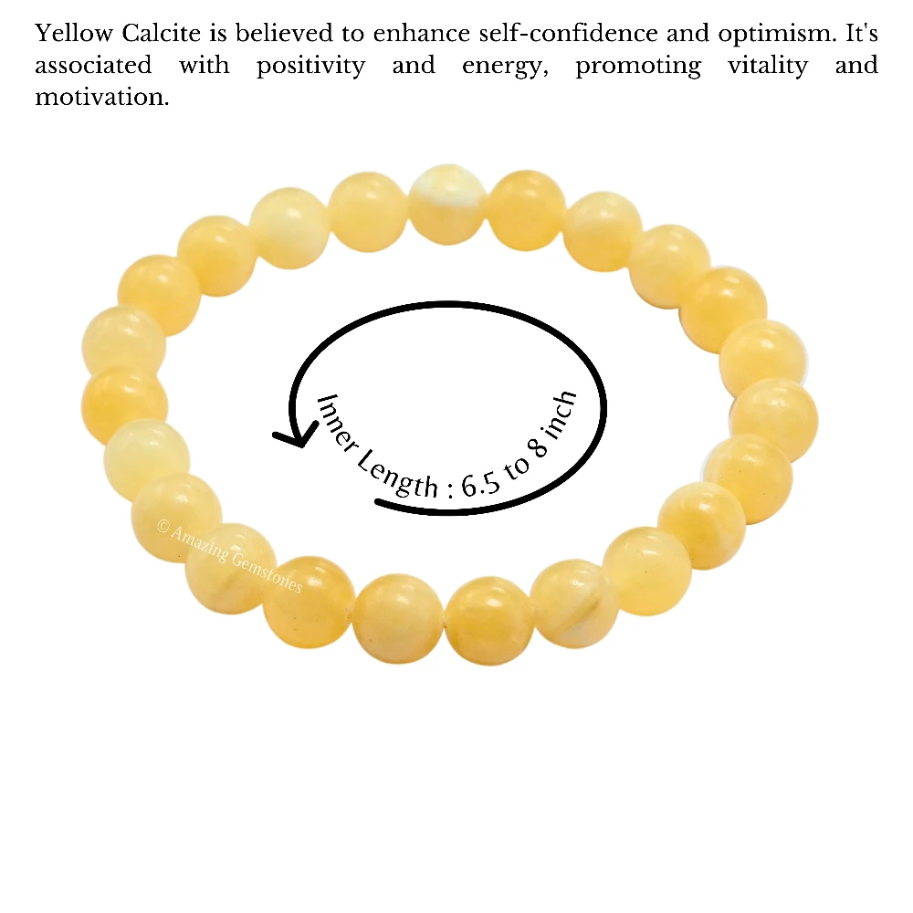 Yellow Calcite Bracelet (Strechable)