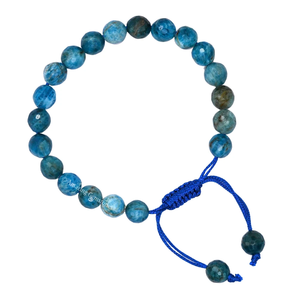 Apatite Bracelet (Faceted) (Adjustable)