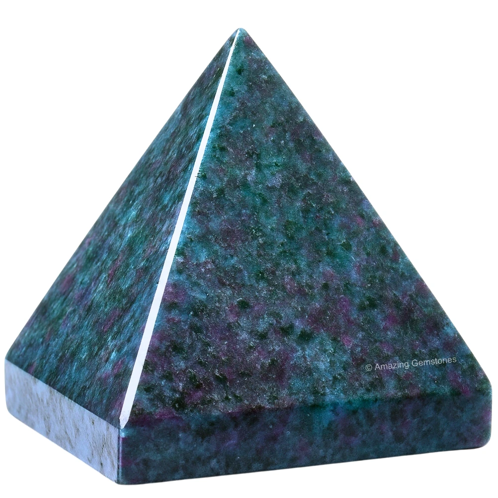 Ruby Kyanite Pyramid (1.5 Inch)