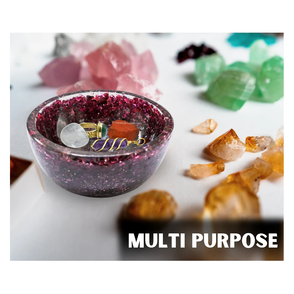 Garnet Crystal Orgone Bowl